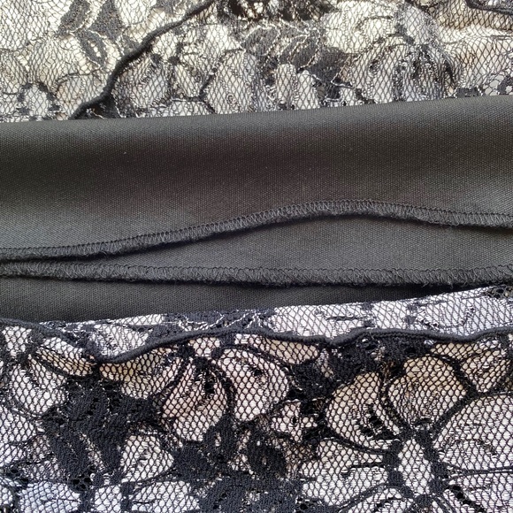 Nu Options brand layered black lace top - Picture 9 of 11